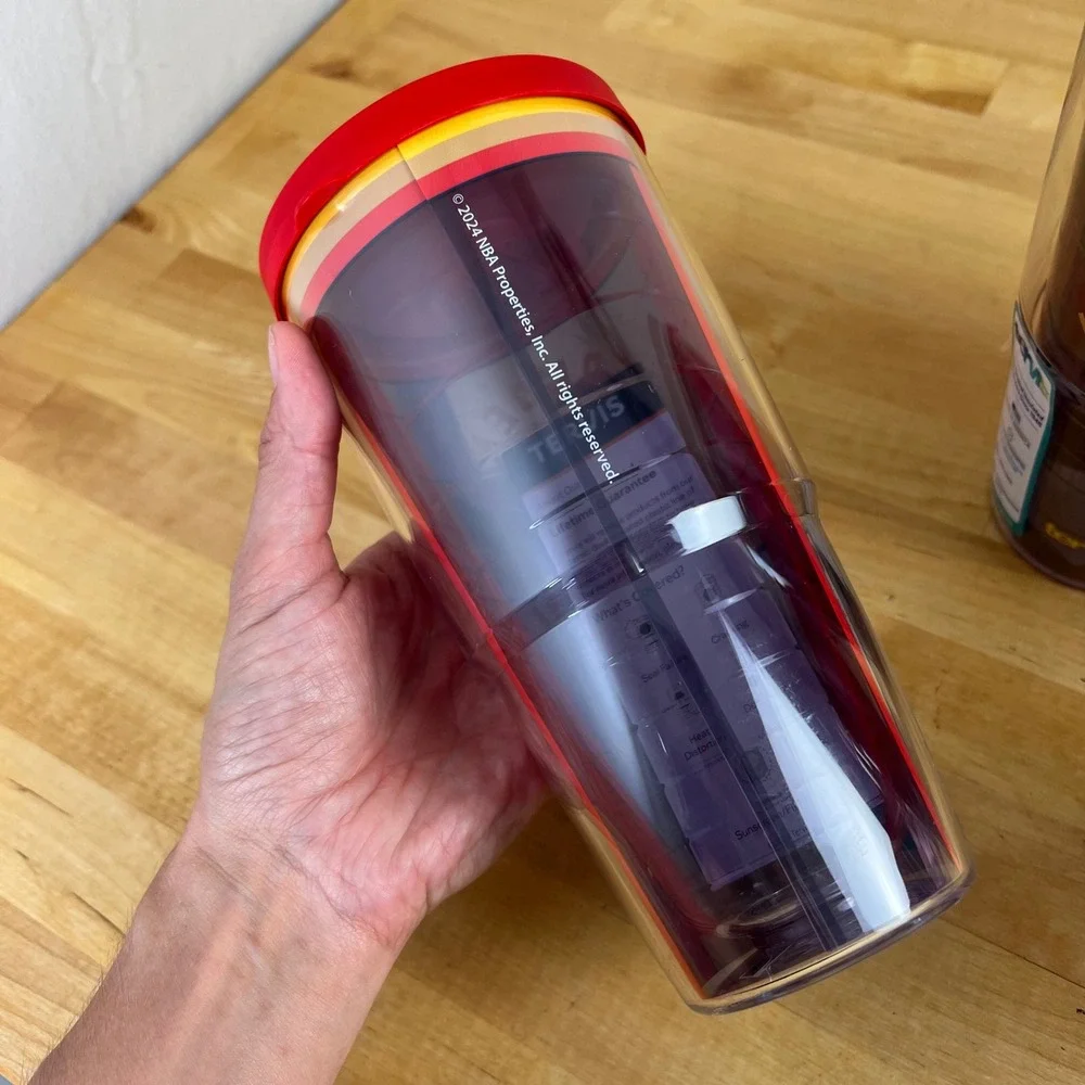 Tervis NBA Golden State Warriors City Edition Tumbler Set Size 24oz Red New 4pc